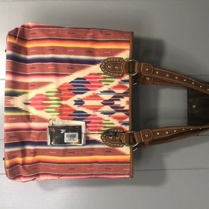 New Montana West Tote with concealed pouch